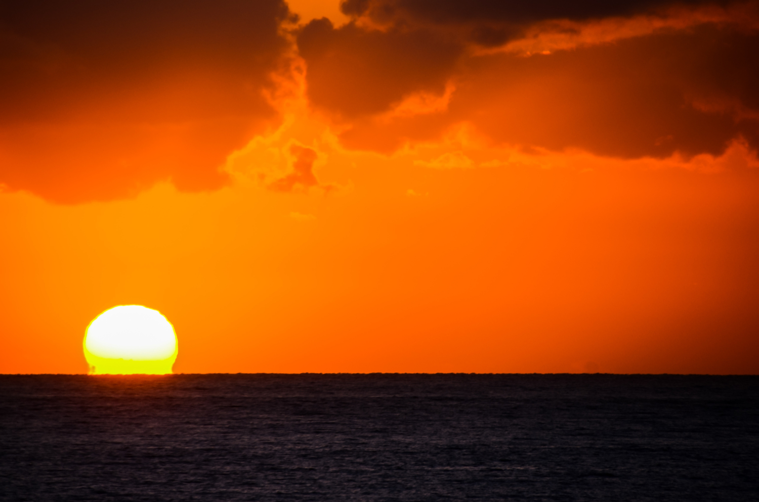 Coucher de soleil aux canaries