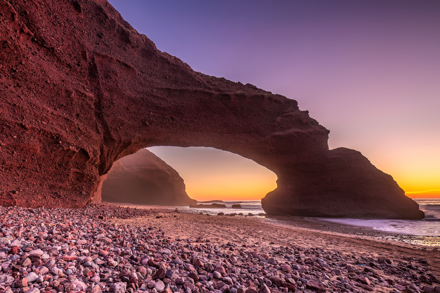 Les falaises de Legzira