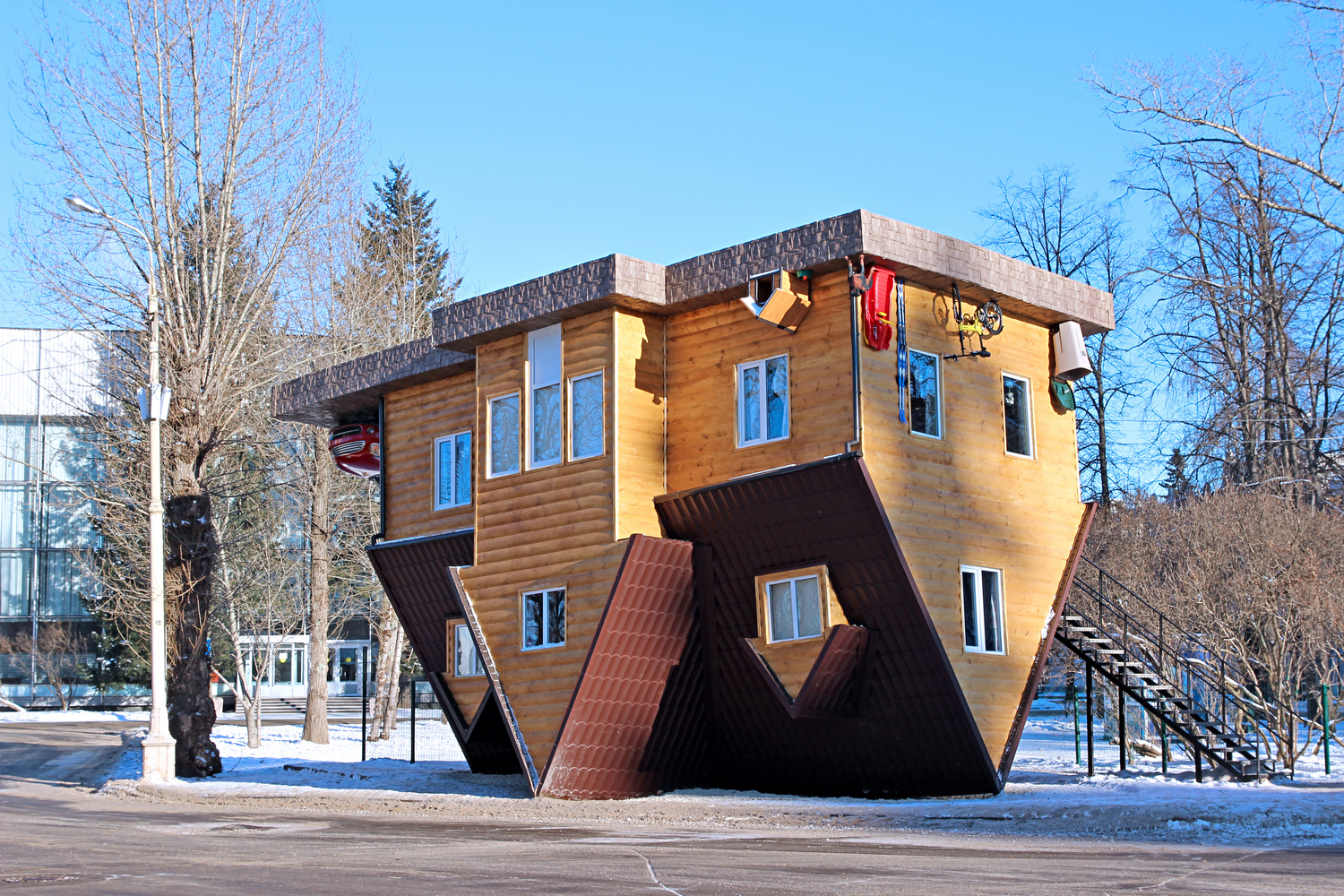 La maison à l'envers