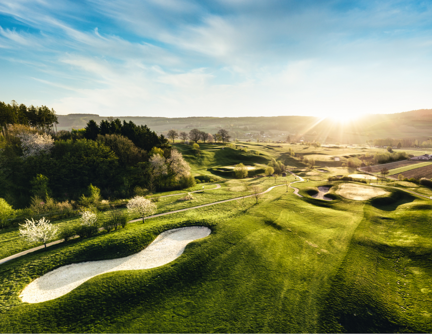 Alpes suisses et le golf