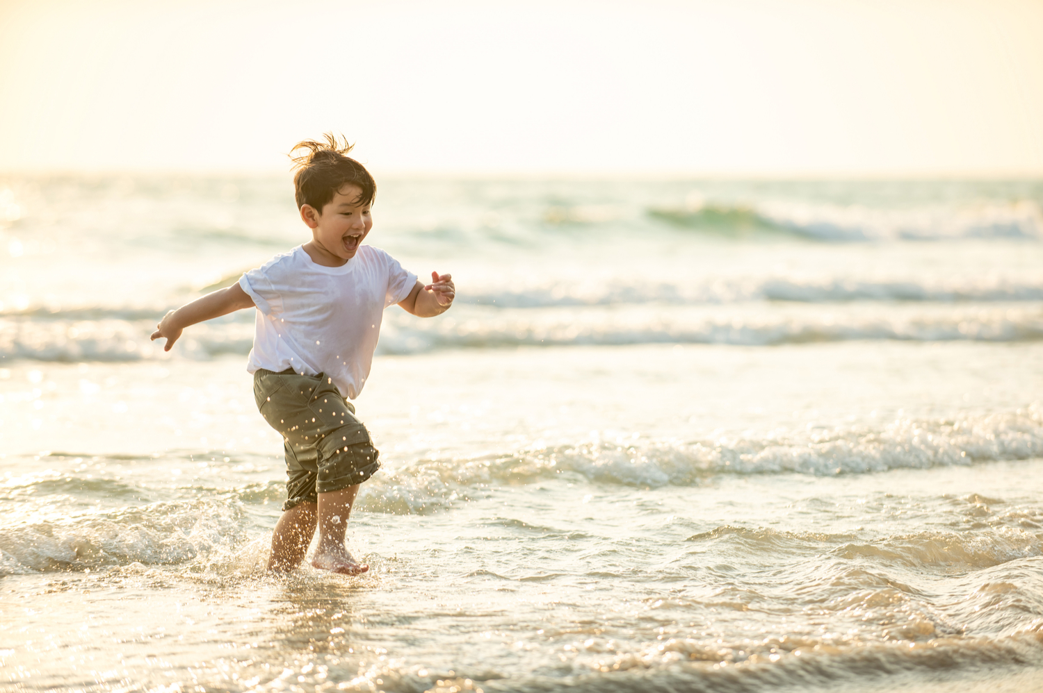 Sable eau enfant