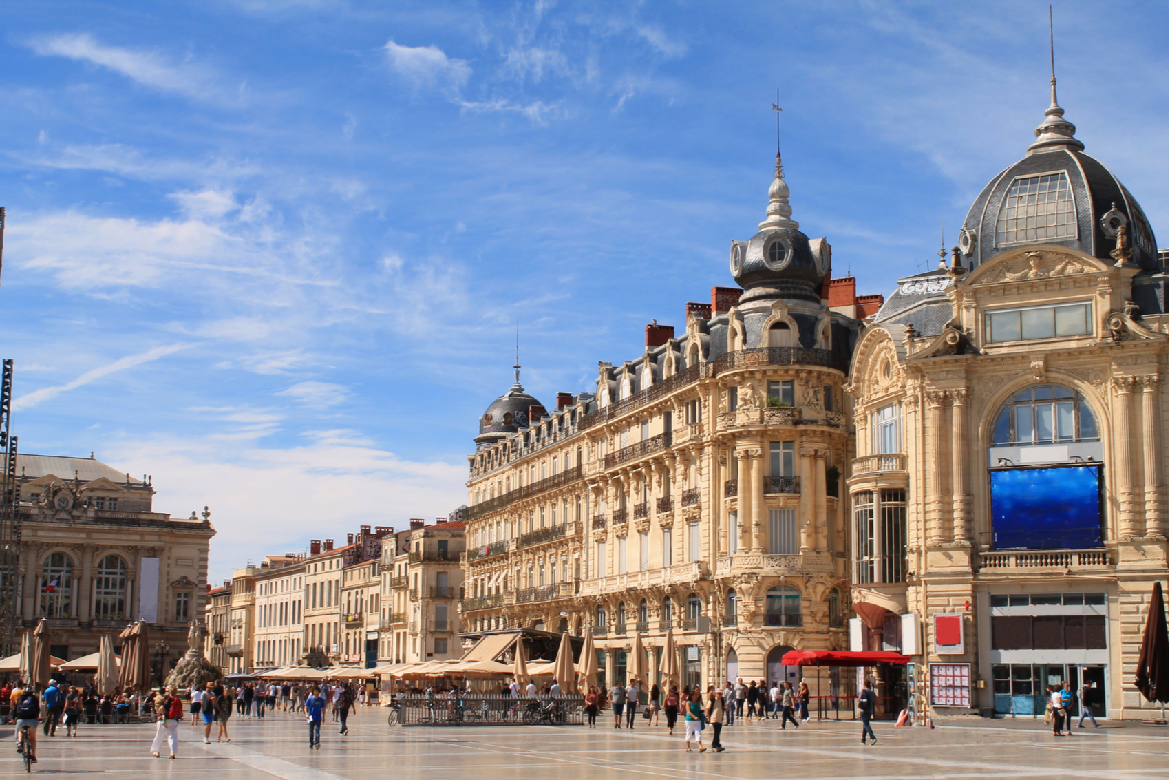 Le centre historique de montpellier