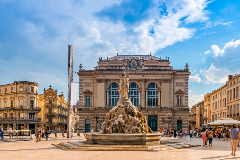 La ville de montpellier