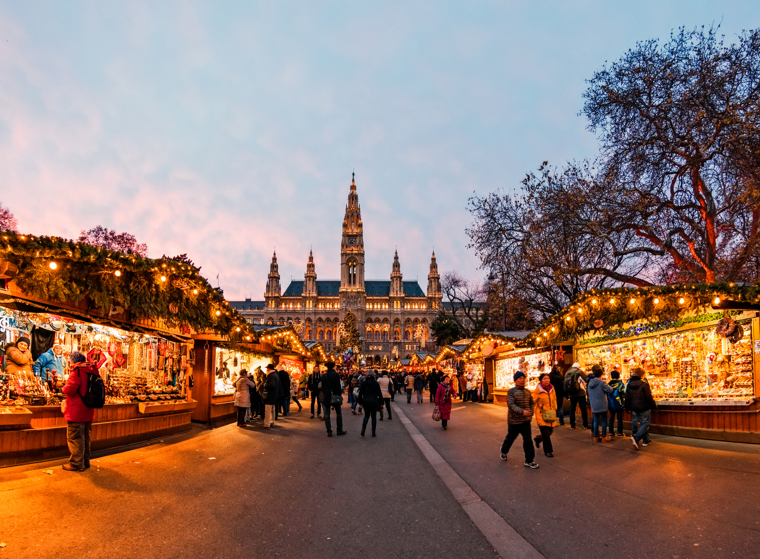 Le marché de noel a Vienne