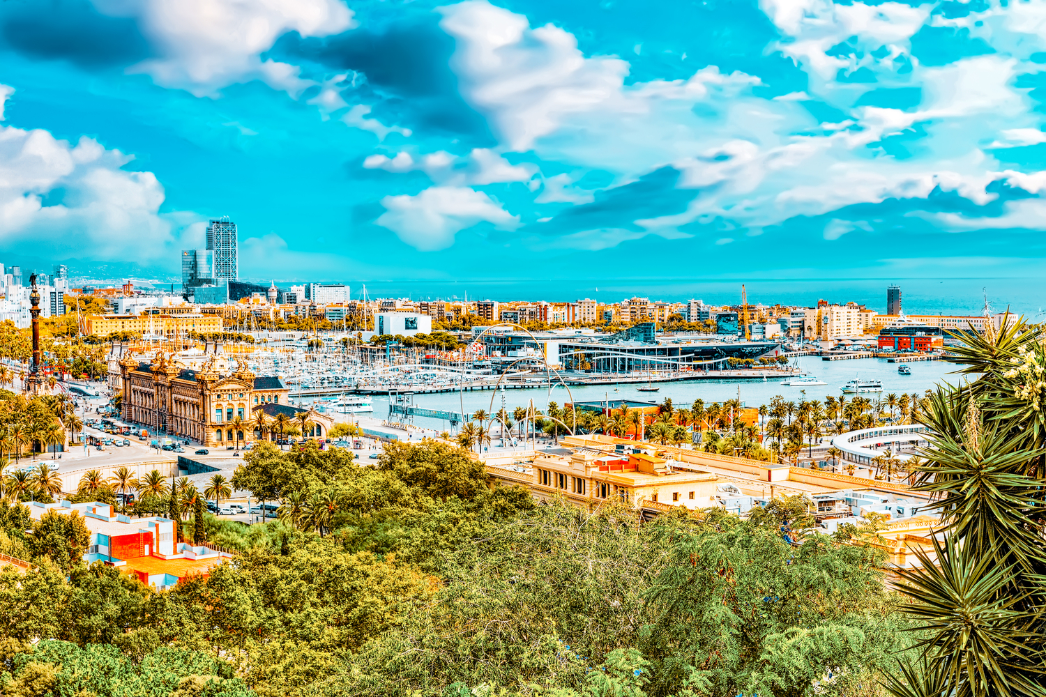 La colline de MontJuic