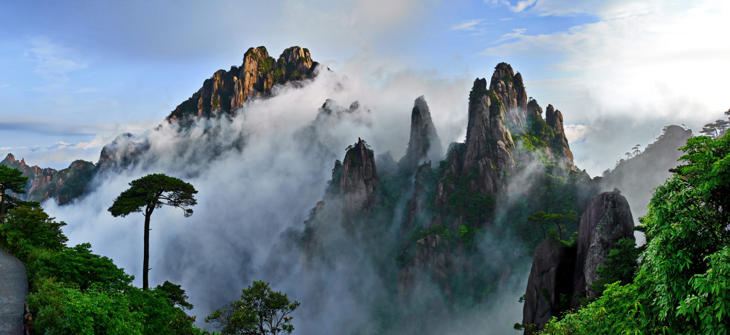 La ville de Zhangjiajie.