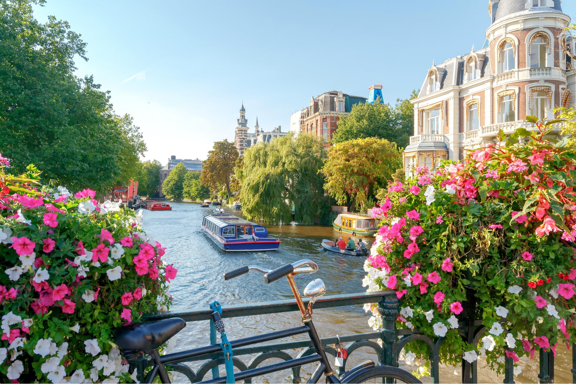 Faire les canaux sur Amsterdam
