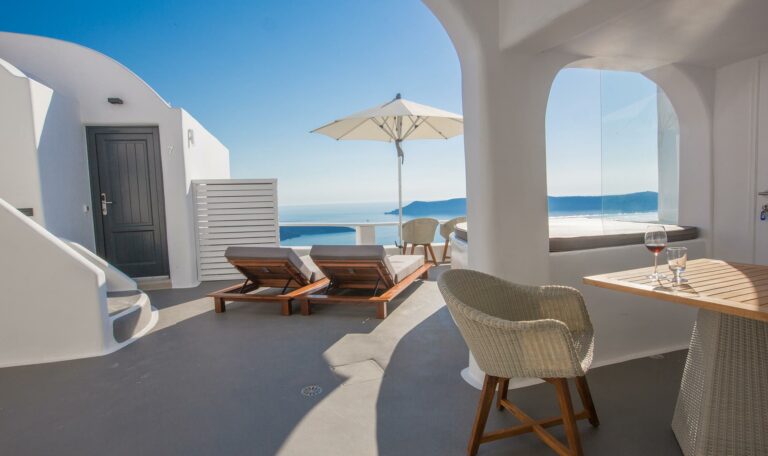 Chic hotel santorin