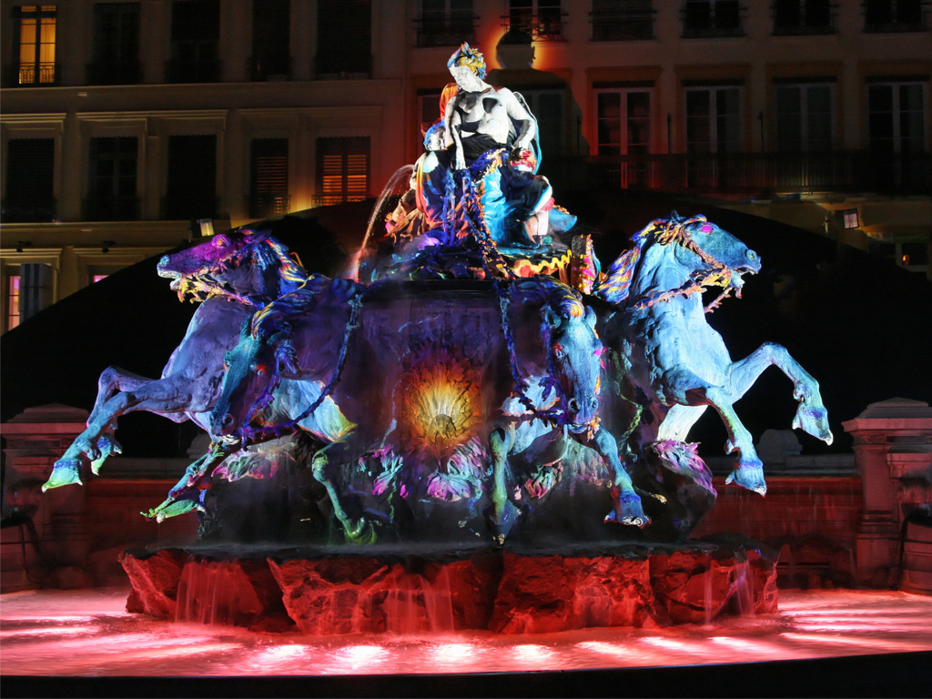 Place des Terreaux fete des lumieres