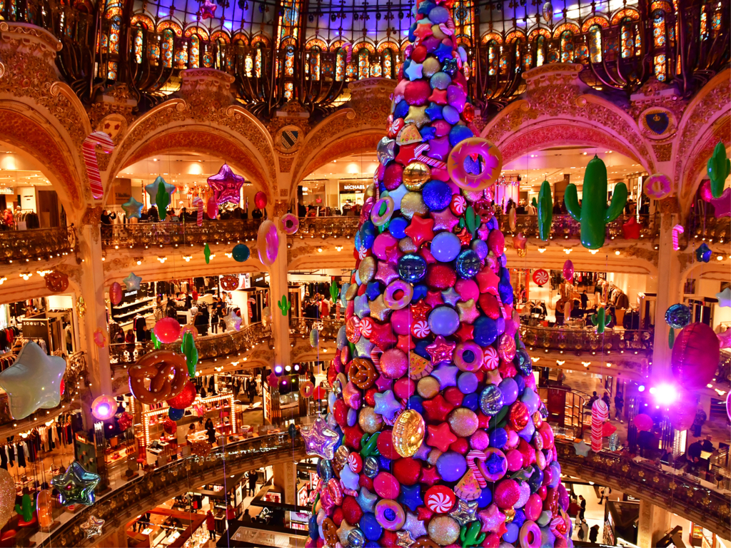 sapin de noel galeries lafayette