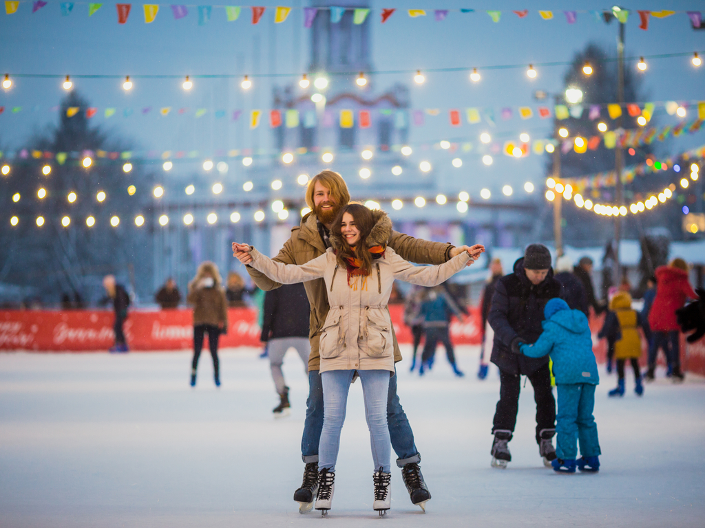 patin à glace reveillon amoureux