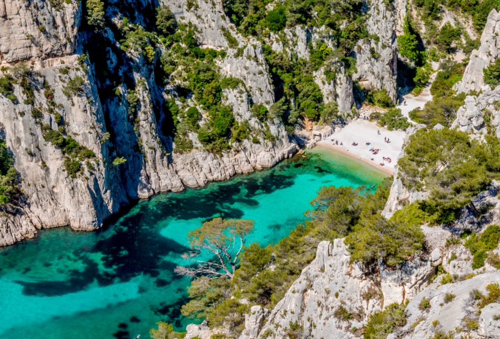 La calanque d'En-Vau à Cassis