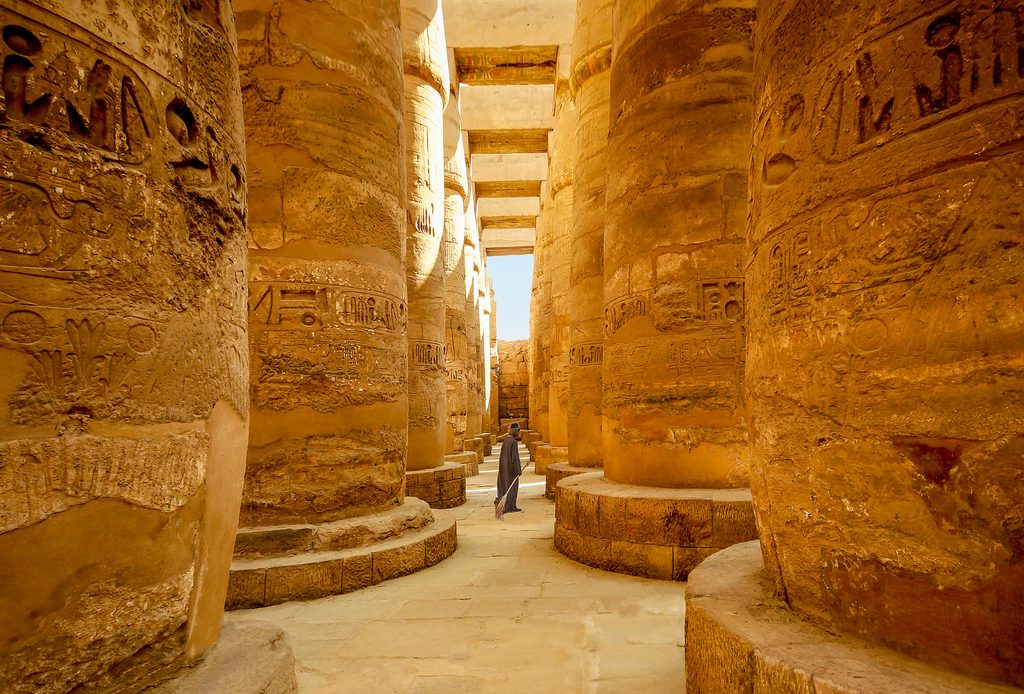 Le Temple de Louxor (Egypte)