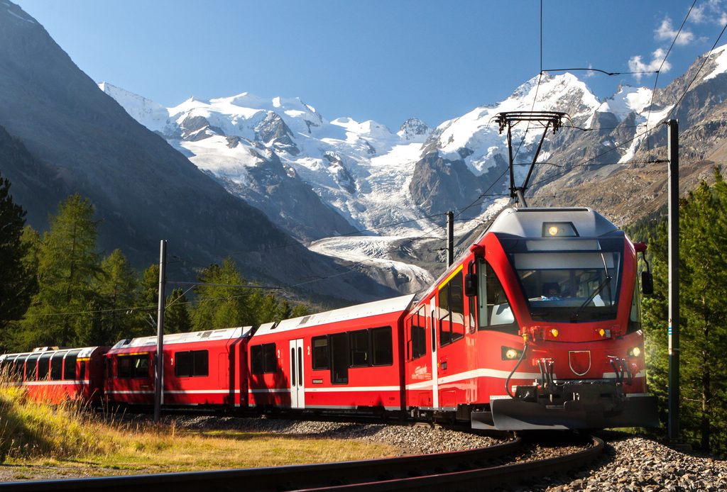 Bernina Express, Suisse