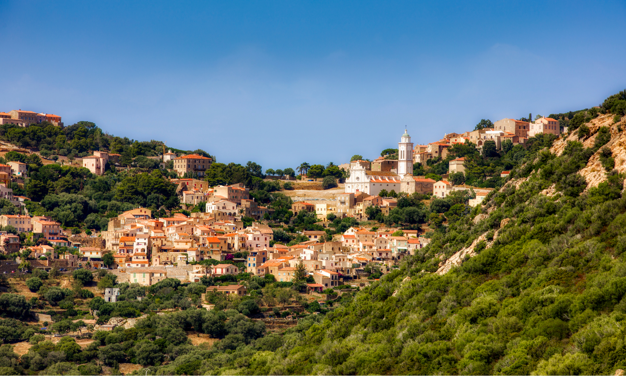 La ville de Corbara