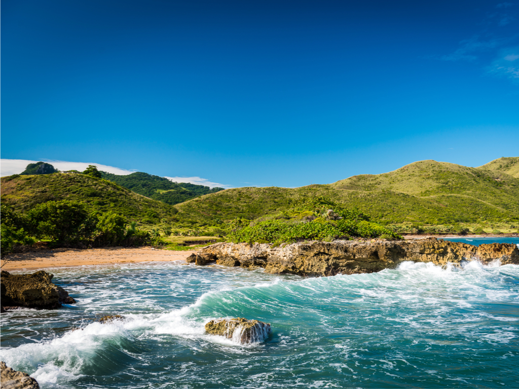 La plage de Puerto Plata en République Dominicaine