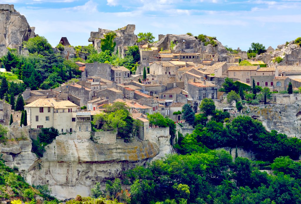 Les Baux de Provence au printemps