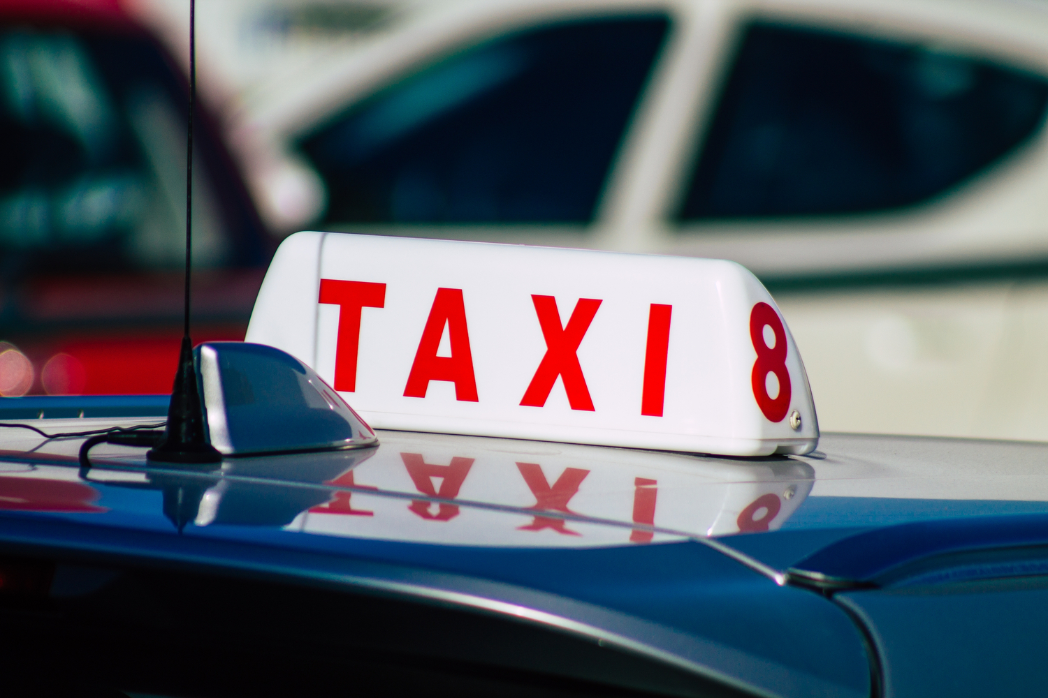 Les taxis à Santorin