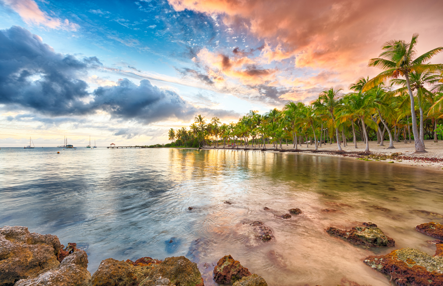 Anse la raie beach