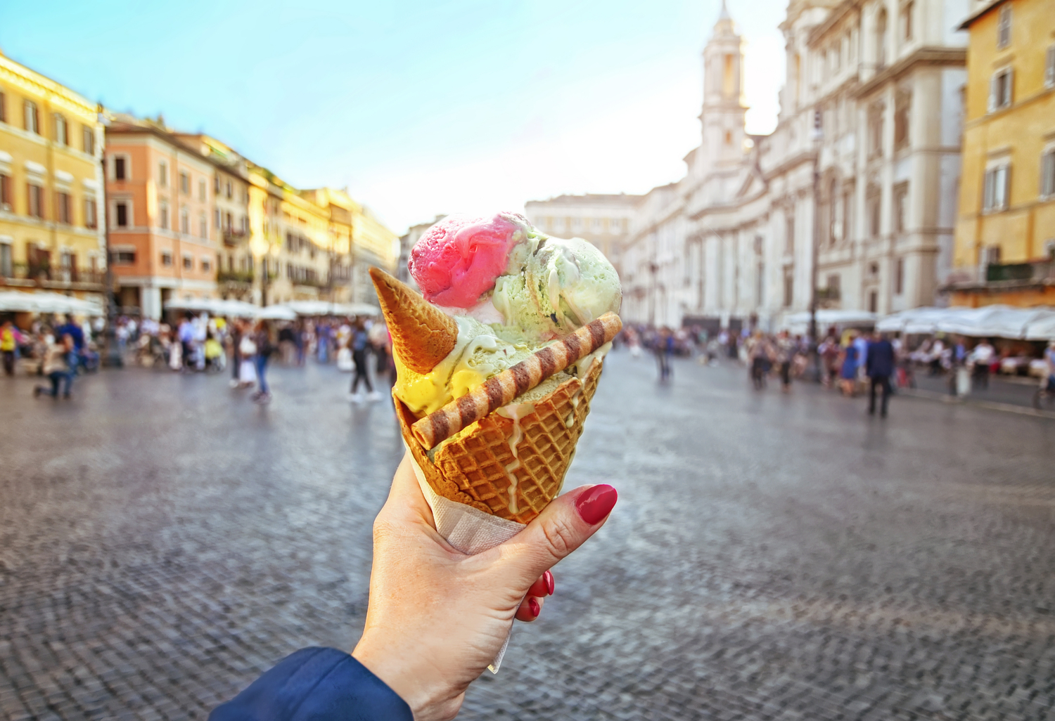 Les glaciers à Rome