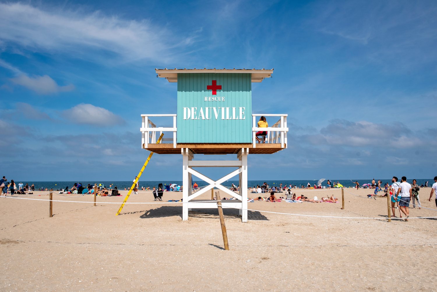 La plage de Deauville