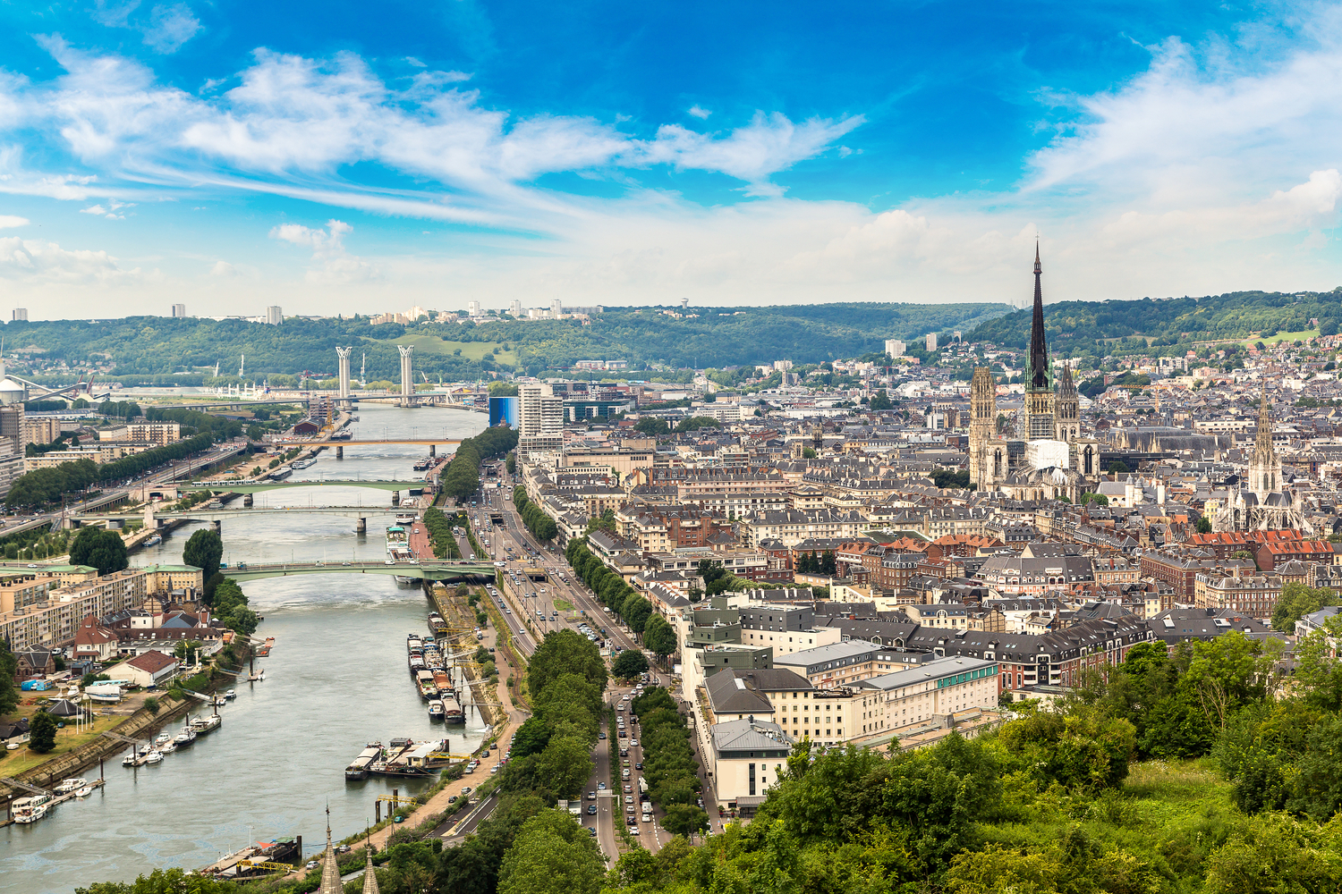 La ville de Rouen