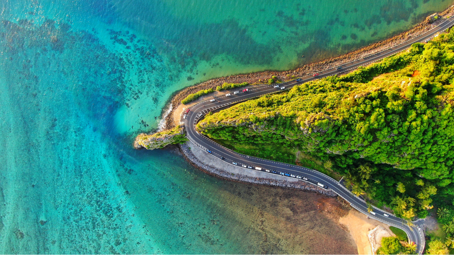 Les routes à l'île Maurice