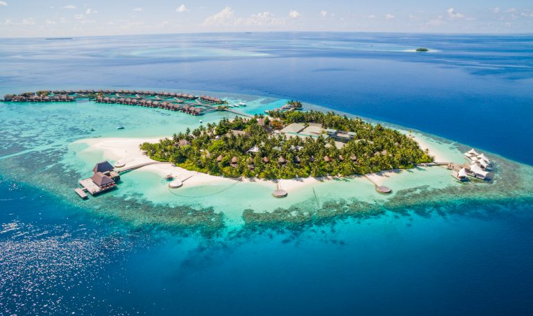Île historique aux Maldive
