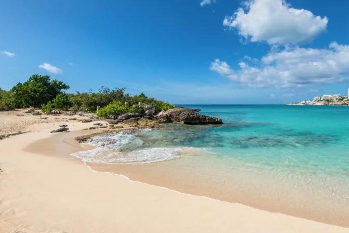 La plage de Saint Martin