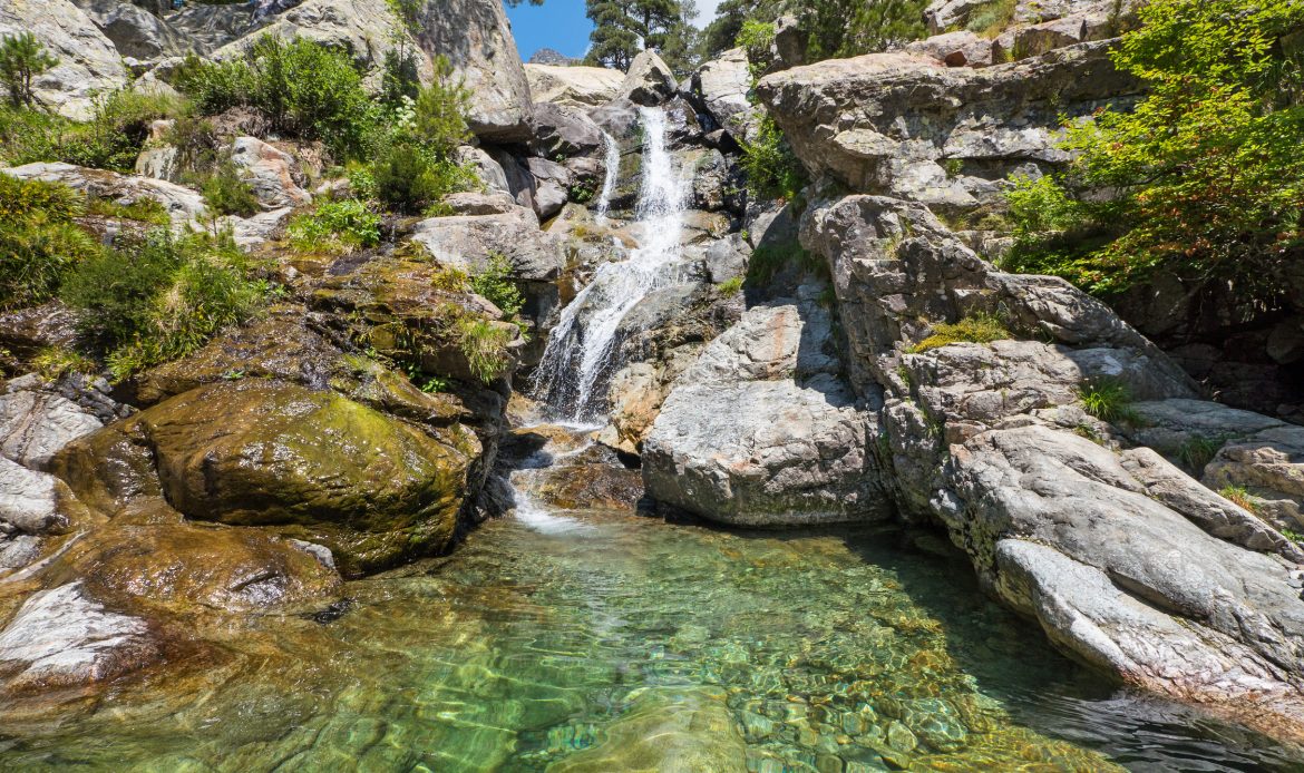 Cascade des Anglais en Corse