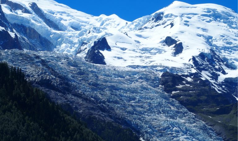 Le glacier des bossons