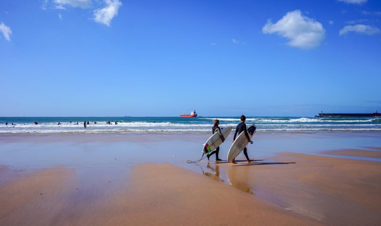 La plage de Matosinhos