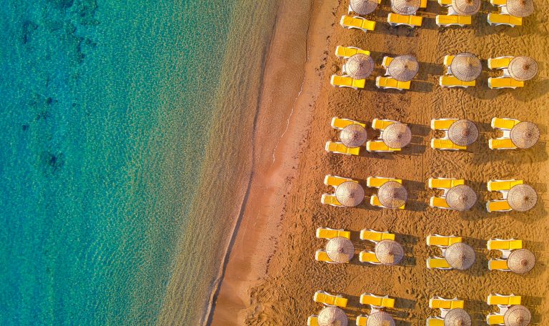 Paradise beach à santorin