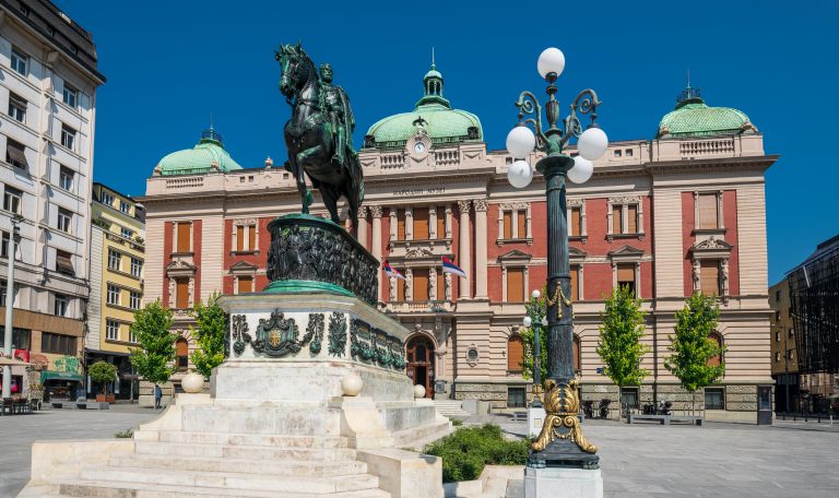 La place de Belgrade