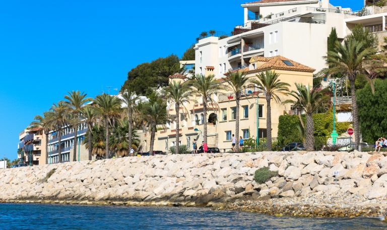 La plage du Casino à Bandol