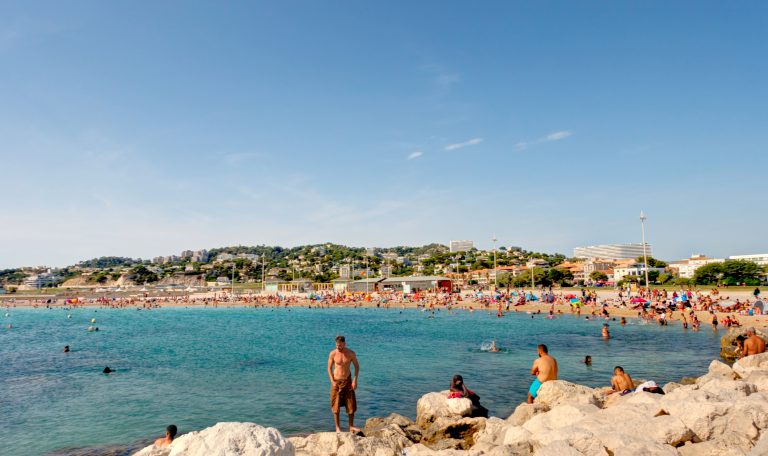 Plages près de l'aéroport à Marseille