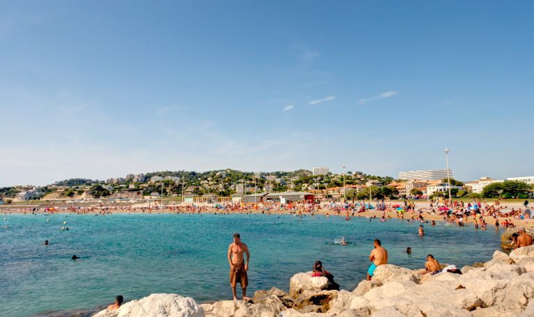 Plages près de l'aéroport à Marseille