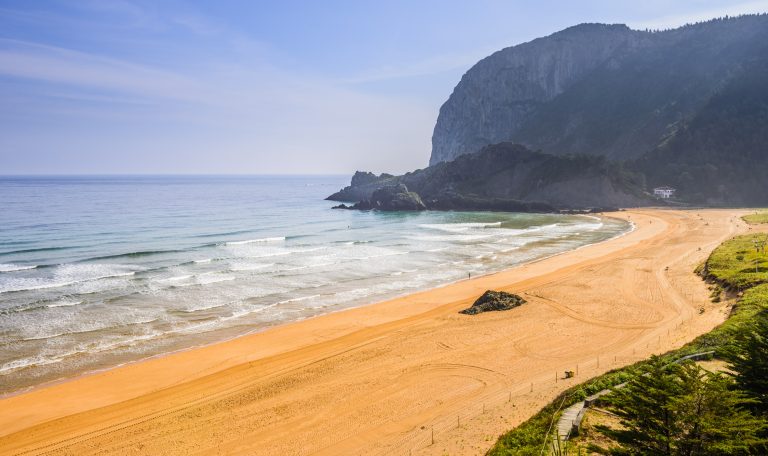 Plage de Laga à Bilbao