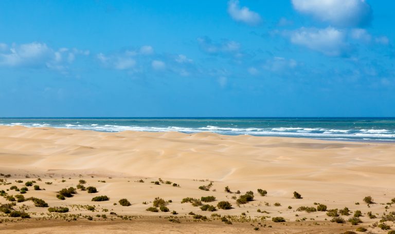 La plage de Oued