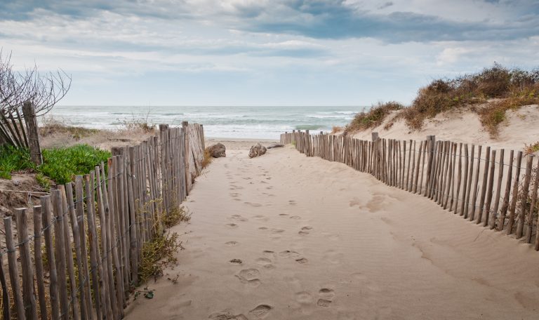 La plage de la tamarissiere