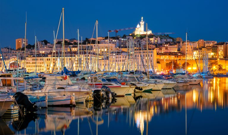 Le vieux port à marseille