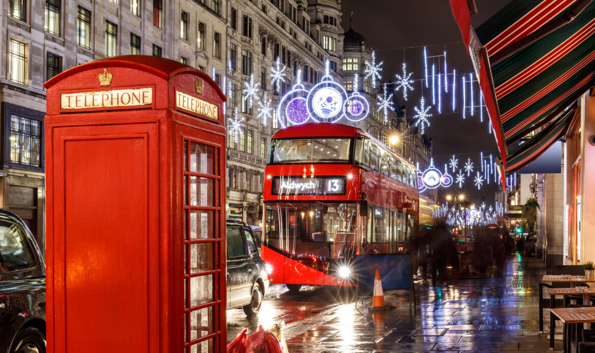 Partir à Londres à Noel