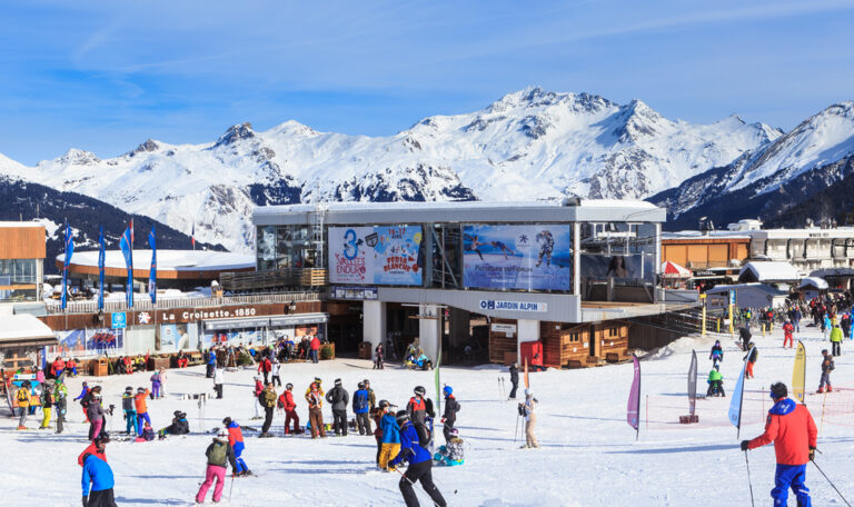 station de ski à courchevel