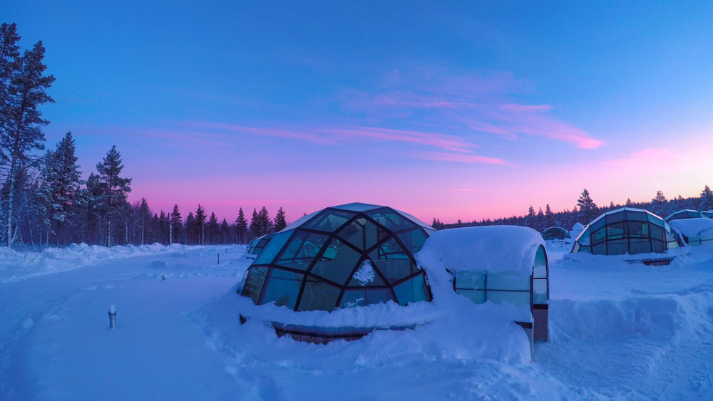 Dormir dans un hôtel igloo