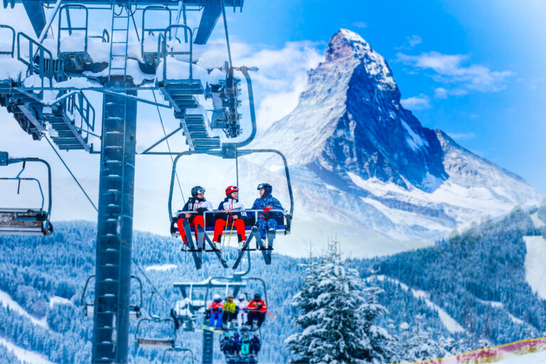 station de ski de luxe en France