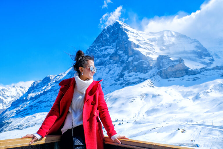 Station de ski familiale dans les Alpes