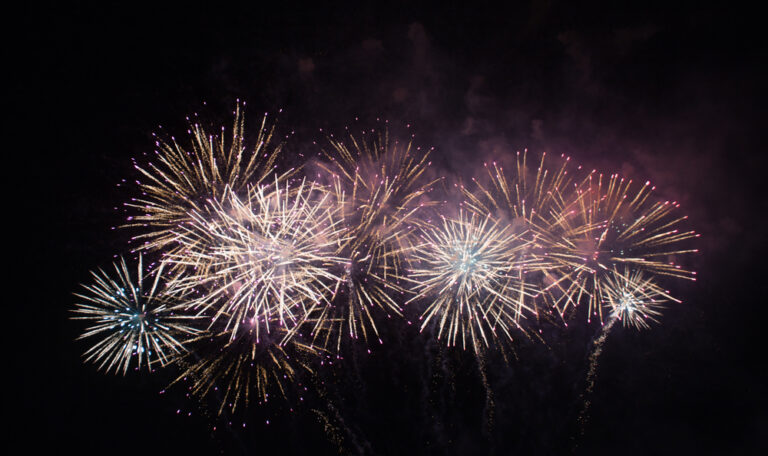 Feu d'artifice à Londres