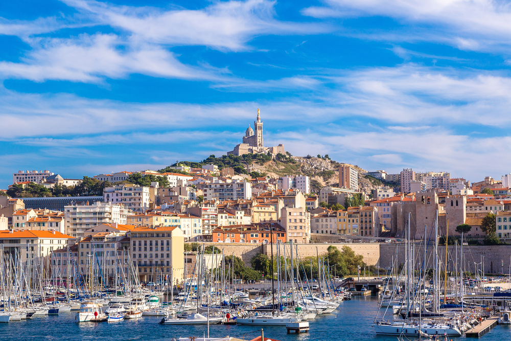 Vieux port à marseille