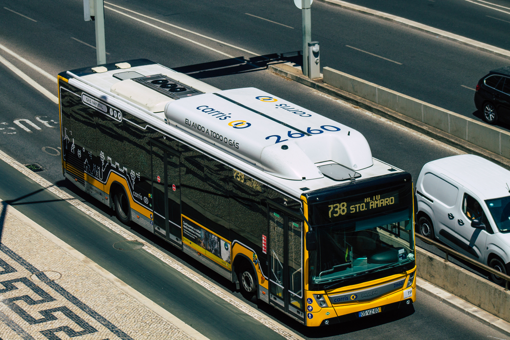 Le bus à lisbonne