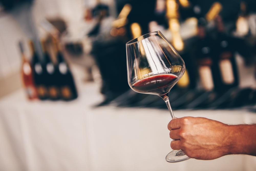 Degustation de vin en amoureux